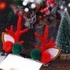 Xmas Ornaments Elk Ear Pine Cone Hairpins Hair Accessories Merry Christmas Decor Antler Hairpin