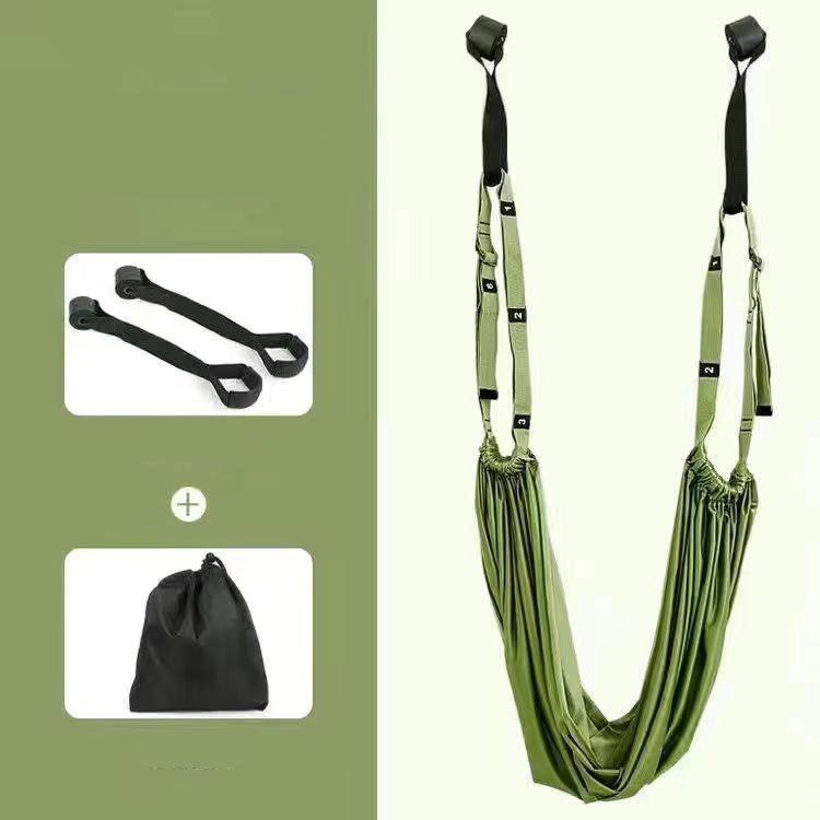 Nastavitelná vzdušná houpací síť na jógu Swing napínací popruh antigravitační inverze venkovní houpací síť sling fitness zařízení