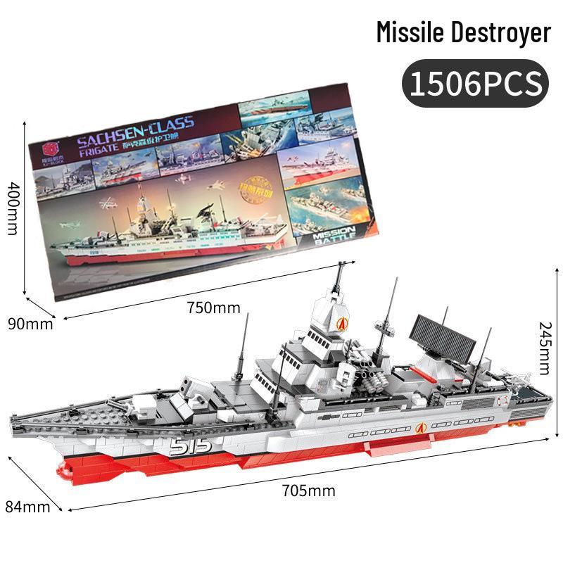 Premium Compatible Lego Aircraft Carrier Simulation Model Building Blocks 70x8.4x24.5cm