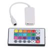 LED Remote Controller 24 Keys Smart 4pin 2.4G RGB IR Remote Wireless Controller with Connector Stick