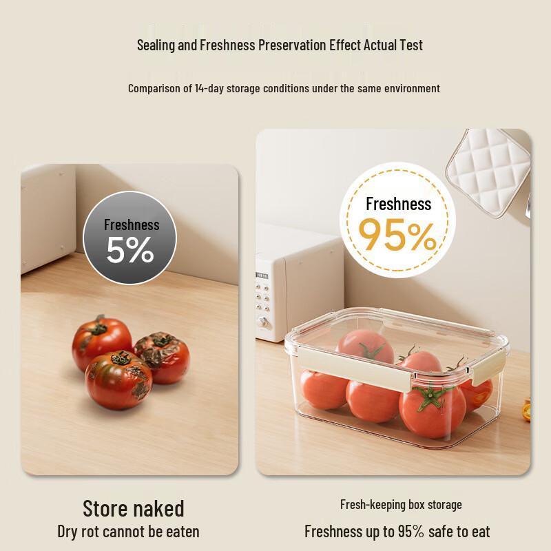 Plastic Sealed Refrigerator Storage Box