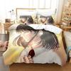 Anime Bed Sheet Set Belle Bedding Set Single Twin Full Queen King Size Bed Set Adult Kid Bedroom Duvet Cover Sets Home Textiles