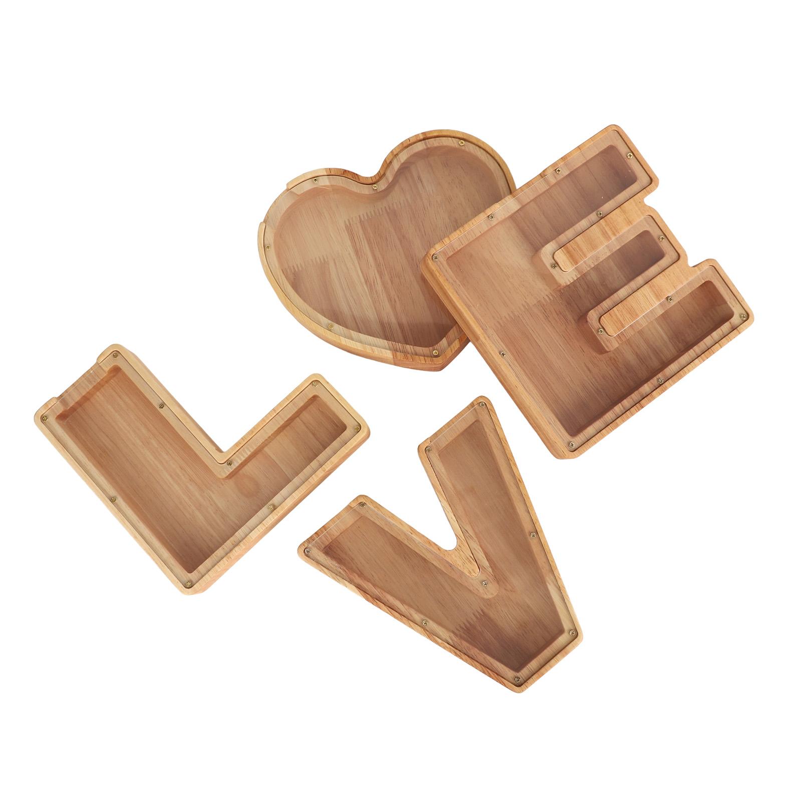 

Деревянная копилка 7 дюймов дуб и акрил многофункциональная коробка для писем и монет для сбережений для детей