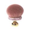 Mushroom Makeup Brush with Rhinestone Handle Multi-purpose Self Tanner Applicator Brush Loose Powder Blush Face Body Cosmetic Brush