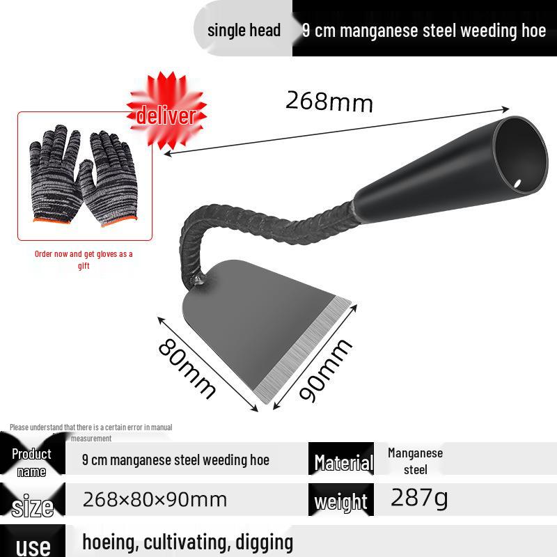 Мотыга из марганцевой стали: Традиционный набор садовых инструментов для прополки и посадки
