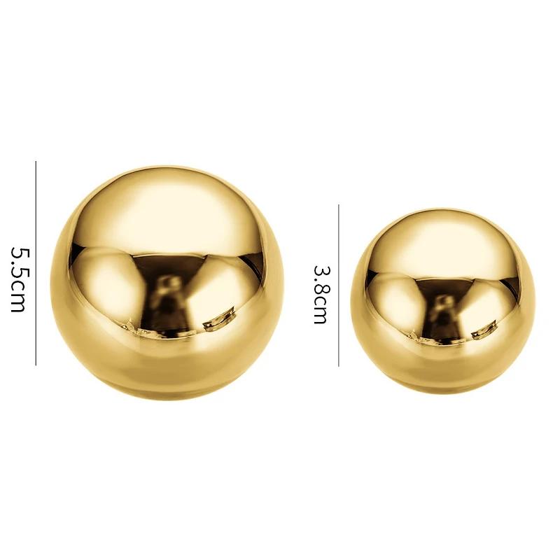 1pcs Large Whiskey Stones Round Stainless Steel Ice Ball Reusable Drink Cooler For Beer Wine Coffee Food Grade Bar Accessories