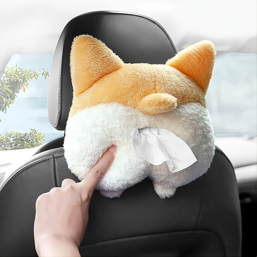 1PC Car Mounted Tissue Box, Draw Car, Hanging Car Interior Armrest Box, Sun Visor