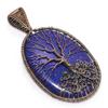 Lapis Lazuli Pendant Handmade Gemstone Jewelry, 999 Copper Wire Wrap Tree Of Life Pendant ,Unique Design Jewelry Pendant