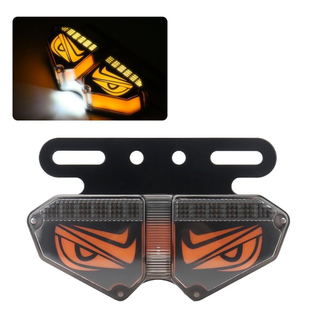 12-24V Truck Taillight Multi-Mode Side Signal Light Creative Safety Warning Lamps Car Decor