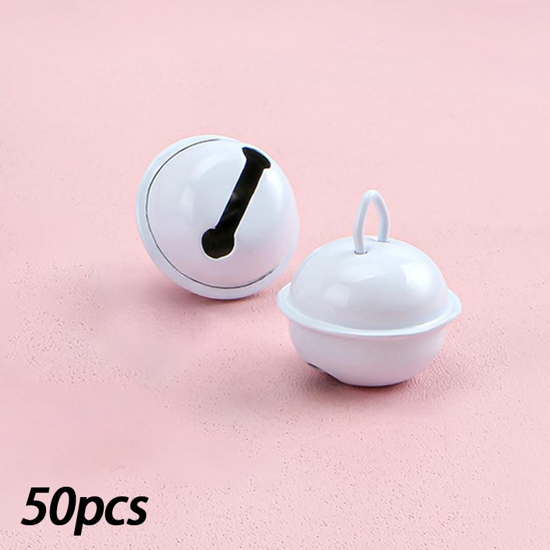 Clochettes Colorées 14/18/22mm Petit Pendentif Accessoires Porte-clés DIY Clochettes Rondes pour Animaux (50 pièces)