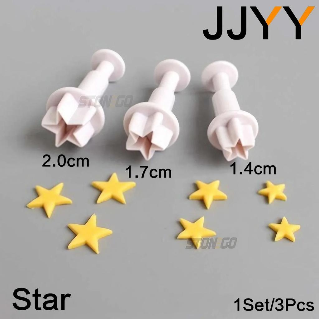 3Pcs Silicone Mould Set for Baking DIY Cake Candy Pasta Heart Oval Rhombus Shape Kitchen Baking Tools Cake Decorating Supplies