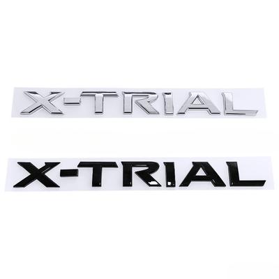 New Pretty ABS X-TRAIL Car Letter Rear Tail Trunk Decals Emblem Badge Sticker Auto Styling Accessories for XTRAIL