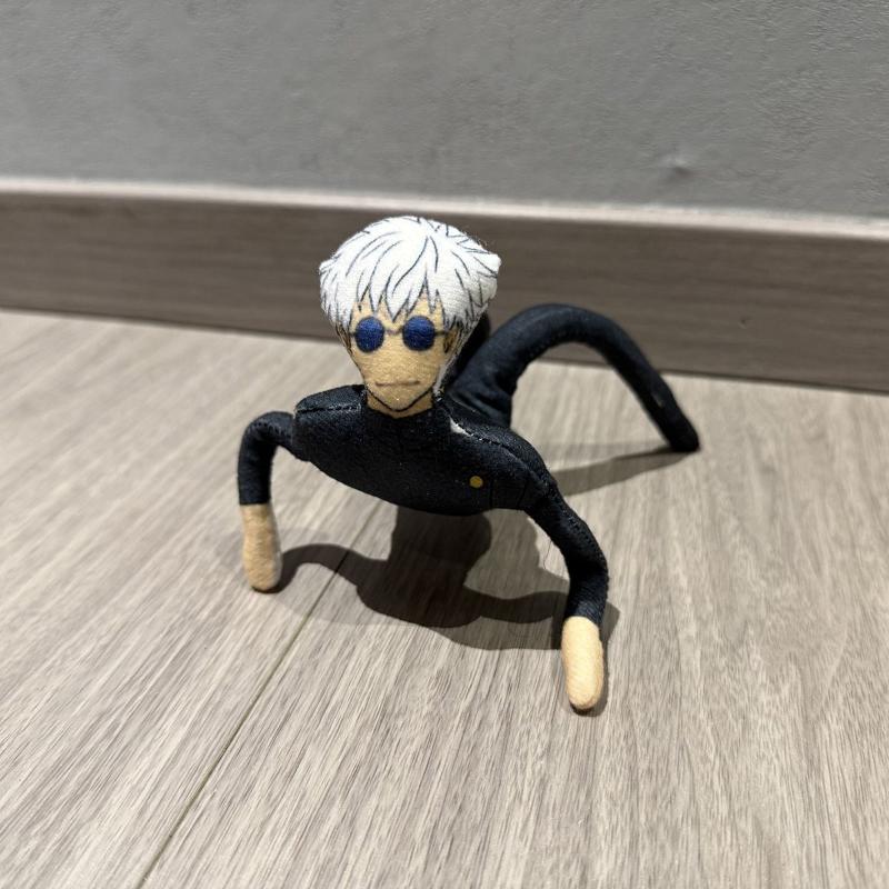 Anime Jujutsu Kaisen Gojo Satoru Itadori Yuji Cosplay Plüschtier Figur Zimmerdekoration Abstrakt Gelenkbeweglichkeit Stoffpuppe Geschenk