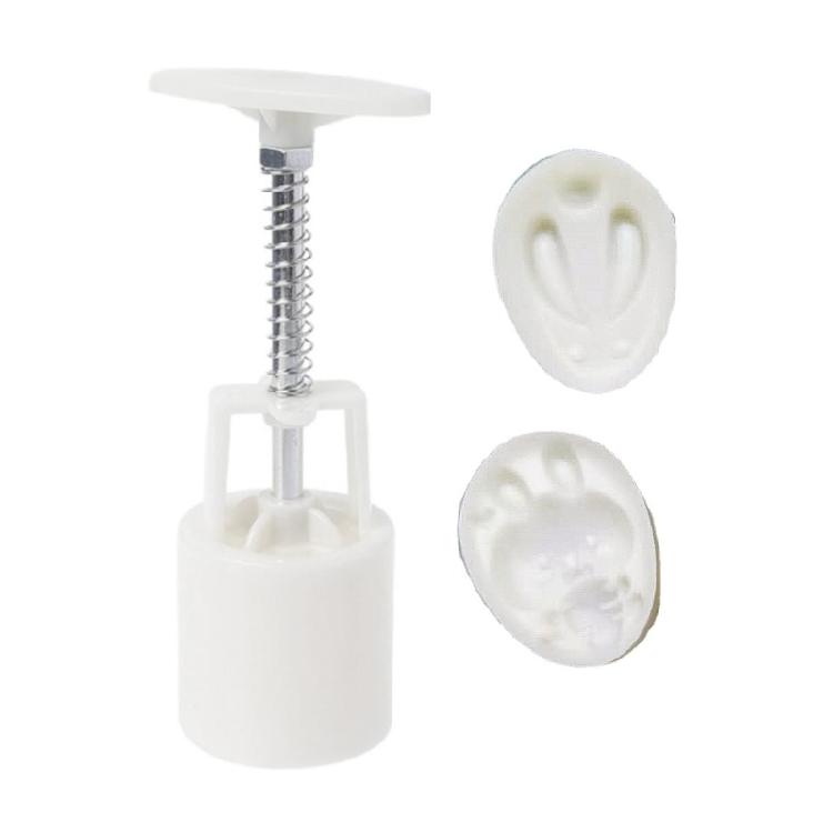 

Cute Rabbit Shaped Plastic Dessert Molds Dessert Moulds DIY Baking Accessories 1