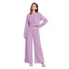 KOTTY Women's Co-ords Solid Dress Set Light Purple