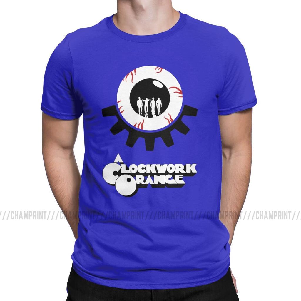 Vintage A Clockwork Orange T Shirt For Men O Neck 100 Cotton T Shirt Kubrick