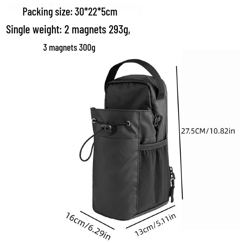 Transgraniczna torba na magnetyczną butelkę na wodę do fitnessu: Duża torba Crossbody na siłownię dla mężczyzn