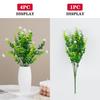 1 Mazzo Fiori Artificiali da Esterno Resistenti ai Raggi UV Arbusti Piante Fiori Finti per Cucina Ufficio Matrimonio Giardino Decor