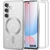 Aizsargvāciņš - Samsung - Galaxy S24 FE - Mīksts - Sudrabots - Iebūvēta kameras aizsardzība