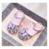 Kids Little Girls Princess Closed Toe Soft Sole Rhinestone Summer Sandals