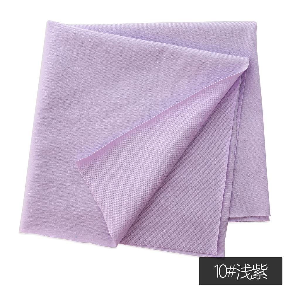 All Cotton Plain Knit Fabric Summer Baby Short Sleeved Thin Jersey Jacket Inner Lining Home Dress DIY Fashionable Sewing Cloth