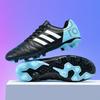 New low-top football shoes men and women children broken nails tf leather foot students AG long nails competition sports football shoes
