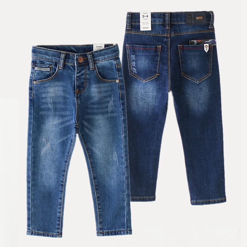 2-14 Years Kids Blue Jeans Denim Pants