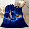 Neymar Brazil Jersey Blanket Soft Warm Cozy Perfect for Bedding Picnics Seaside All-Season Use Modern Gift for Travel Home Birthdays