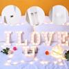 Wedding Decorative 26 Alphabet Name Letter LED Lights Luminous Number Lamp Romantic Theme Home Party Bedroom Decor Night Light