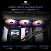 Thermalright Grand Vision 360 ARGB Black CPU AIO Cooler, PC 360 Specification Water Cooling System, 480x480 Resolution IPS LCD Screen, AM4AM5 & Intel