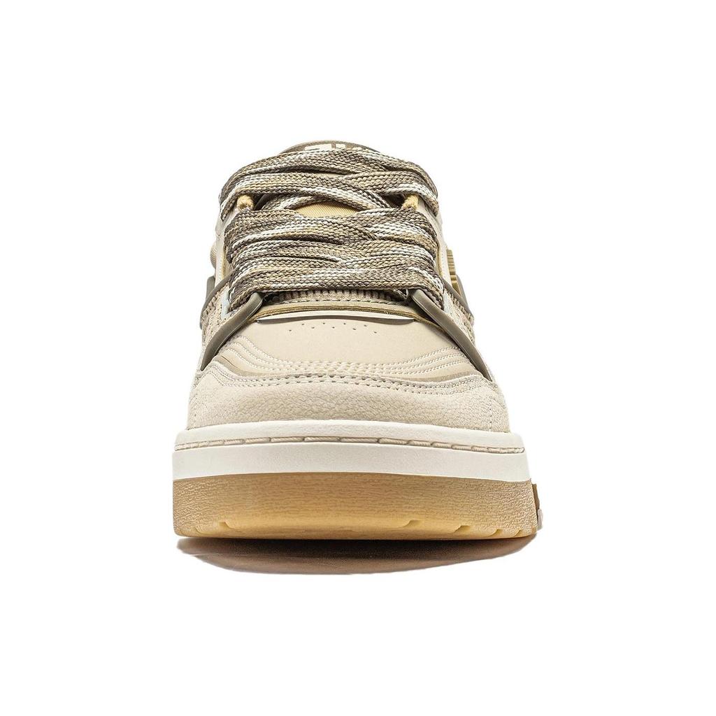 Li Ning 001 BTC Skateboard Shoes Men's Low Top Earth Tone AGCU031-1