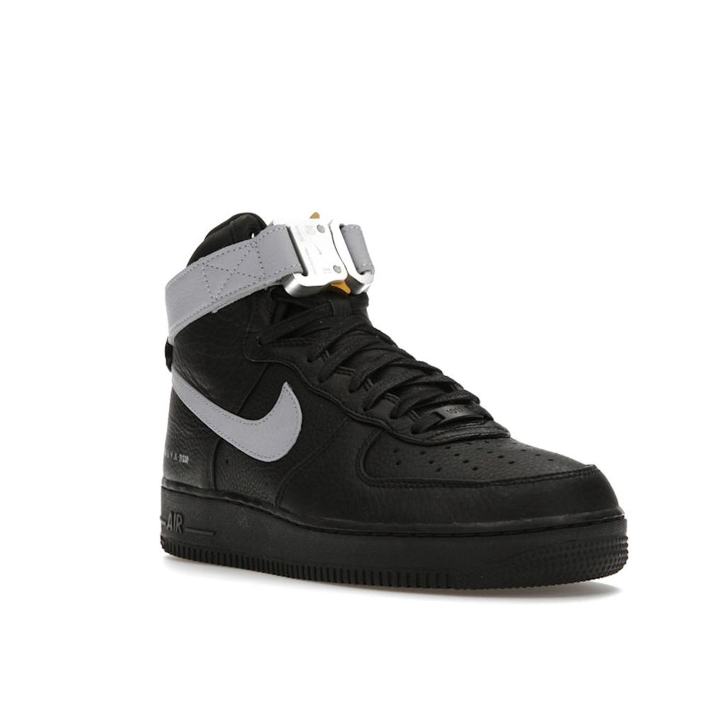 1017 ALYX 9SM X Nike Air Force 1 High Black Wolf Grey Unisex Sneakers CQ4018-003