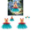 Traje de Ballet de Niña Aventura en el Océano de Moana Con Falda de Tul Para Actuación Infantil