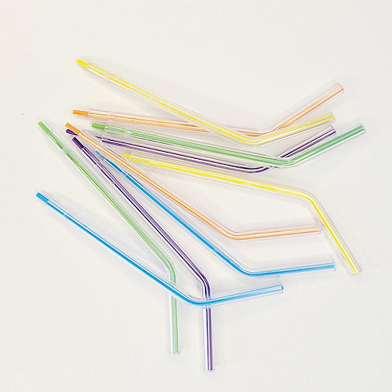 250 Stück Farbige Dental Einweg Dreiwege Spritzenaufsätze zur Zahnreinigung