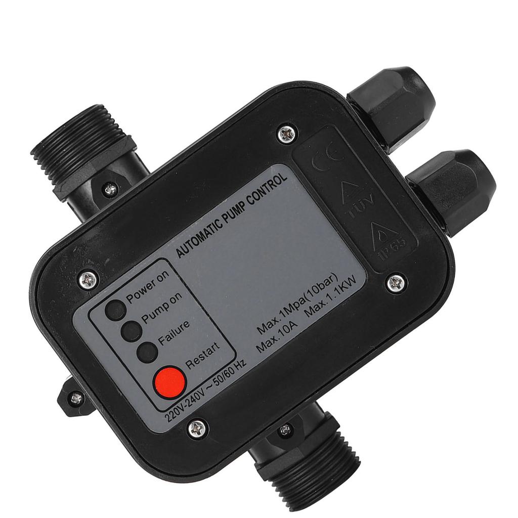 220 V Schwarz selbstansaugende Wasserpumpe Druckschalter Automatischer Druckregler