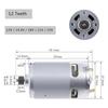 1pc RS550 DC Motor 12V 14.4V 16.8V 18V 25V Motor High Torque Electric Motors With 12 Teeth For Power Tools Robotics