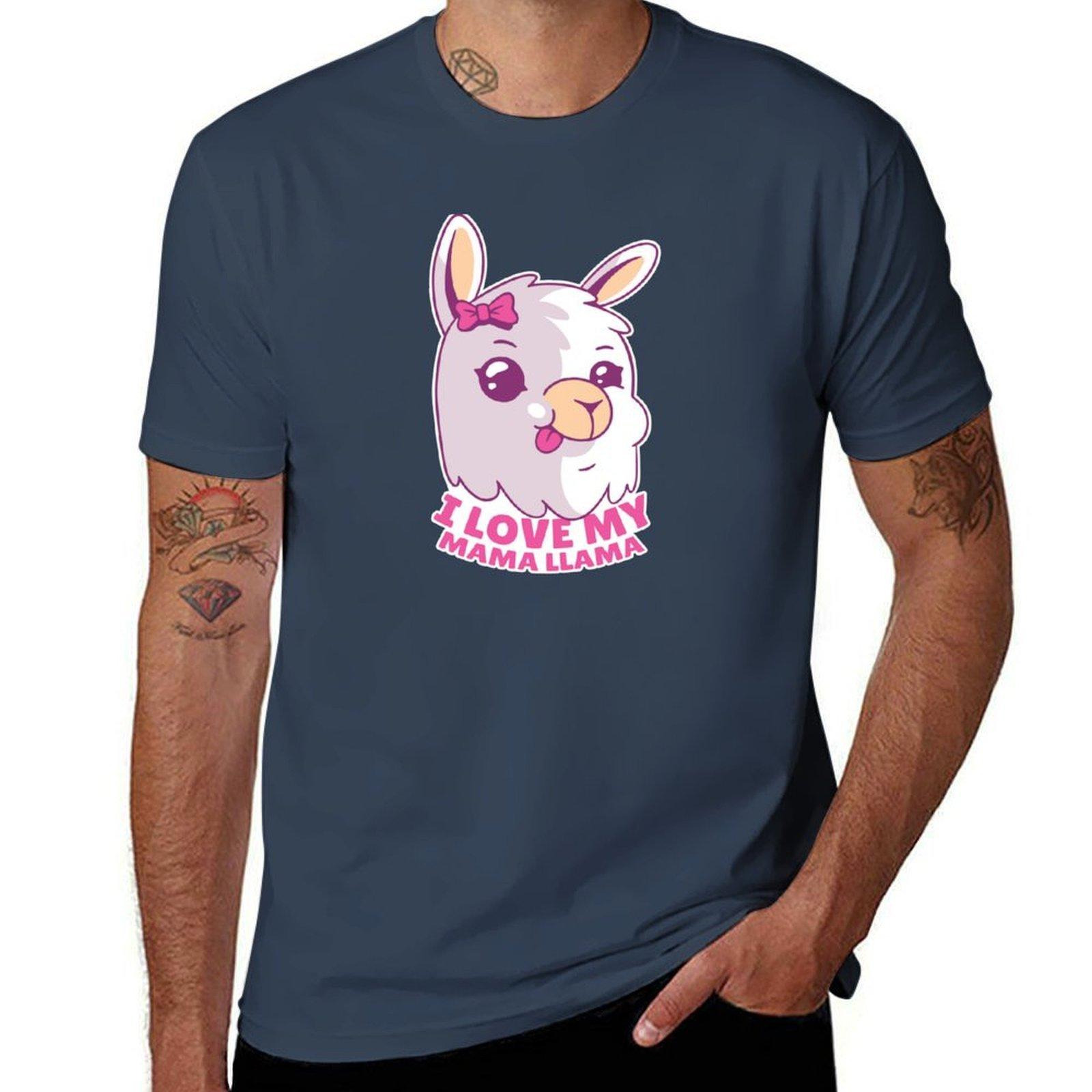 Baby Lama Mama Lama Tshirt Construction Work Tee Shirt S
