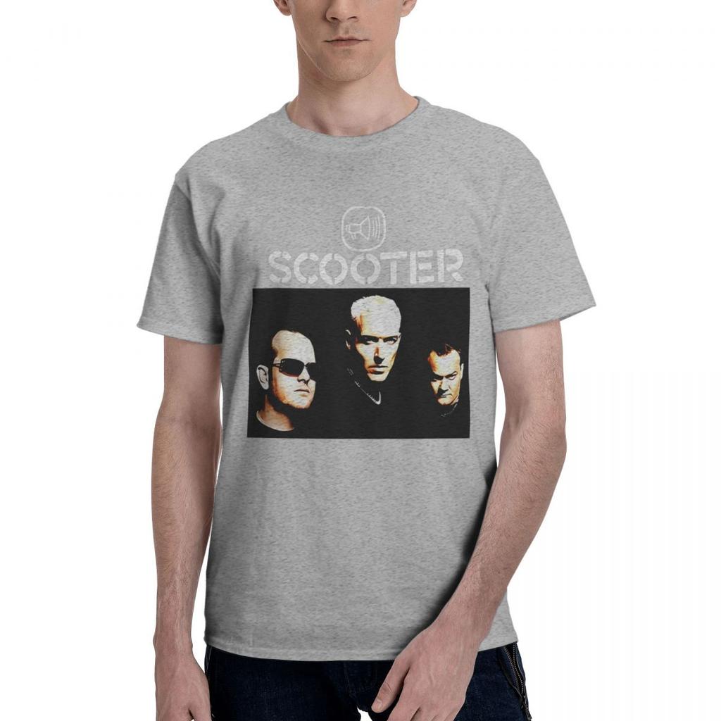 New Scooter Techno Hard Trend German Band 100 Cotton Casual Breathable Confortable Man High End Mens Clothing Funny Gift