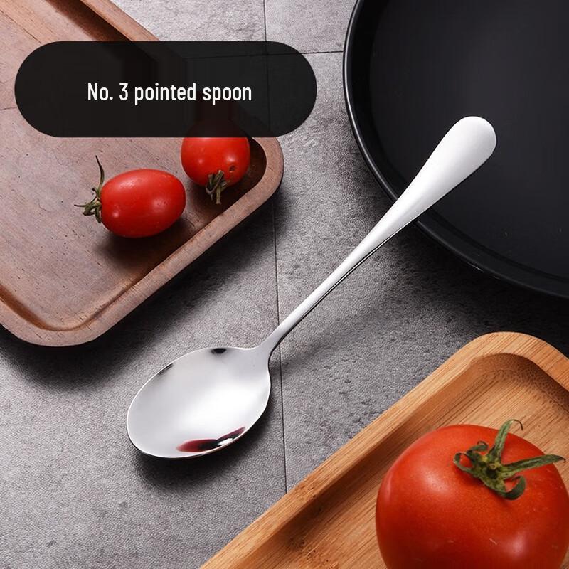 Uotuo 304 Stainless Steel Pointed Spoons