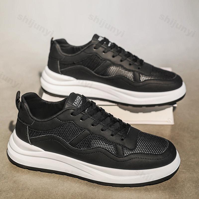 Men's Shoes Fashion Casual Sneakers 2025 Summer Mesh Breathable Running Shoe Tenis Training Shoes Men Lace Up Vulcanize Shoes