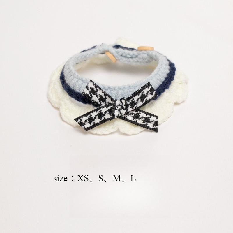 Sweet Japanese Cat Scarf Soft Collar Pet Decoration Bow Drool Towel