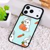 Cartoon Rabbit Bunny Phone Case for iPhone 17 Air 16 15 11 12 14 13 Pro Max Shockproof Cover
