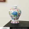 Antique Blue and White Chinese Porcelain Vase - European & American Handicraft for Flower Arrangements