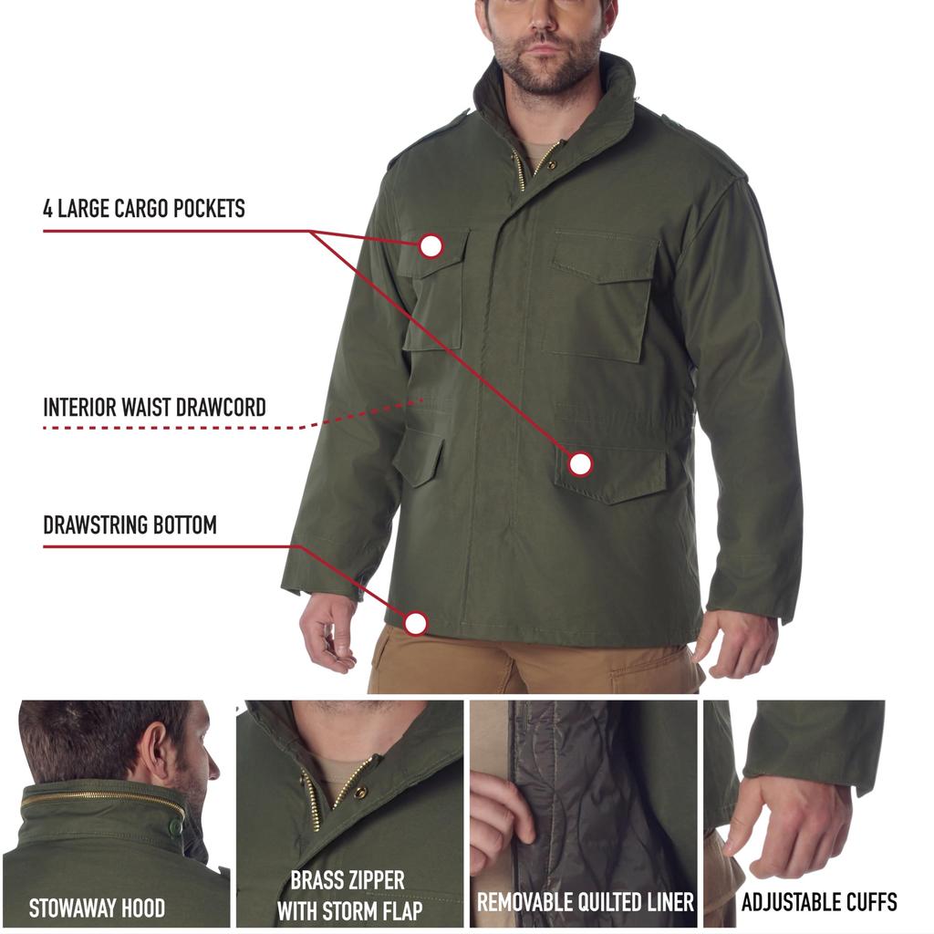 ROTHCO Field M-65 Jacket, X-Large