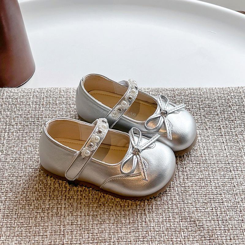 Girls' 2026 Summer Retro French Mary Jane Leather Shoes