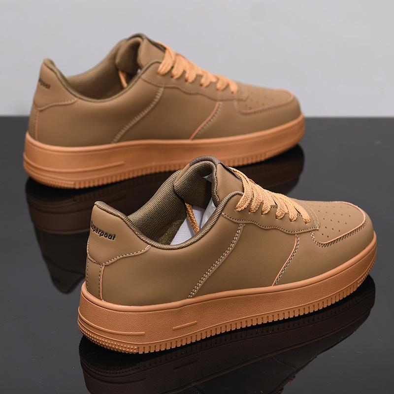 Frühling Luftwaffe Low Top Nein. 1 Kleine Weiße Schuhe Herrenschuhe Vielseitig Sommer Atmungsaktiv Lässige Board-Schuhe Paar Höhenverstärkende Schuhe 22031