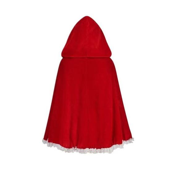 Fairy Hooded Cloak Renaissance Medieval Cosplay Costume Adults Velvet Wizard Witch Cape for Halloween Christmas Cosplay Party