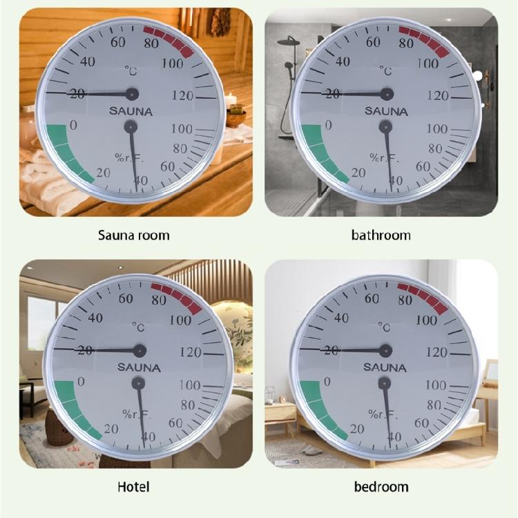 Wall Mounted Temperature Humidity Measurement Meter for Sauna Room Steam Room Thermometers Hygrometer Accurate Display