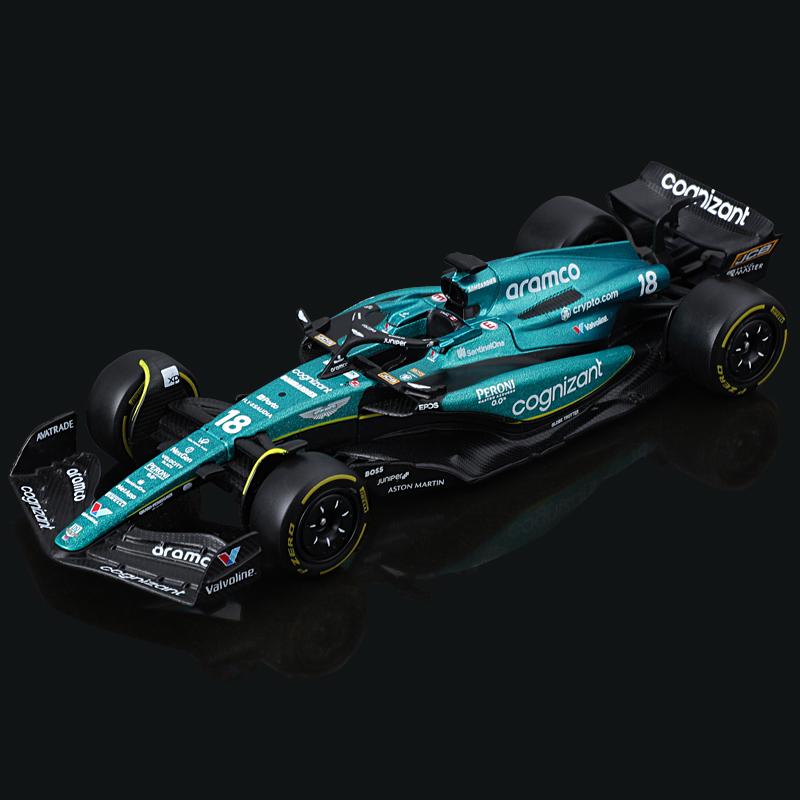 ABAC1 Bburago 1:43 2023 F1 Model RB19 W14 SF23 C43 A523 AMR23 Racing Alloy Car Toy Red Bull Mercedes Alfa Romeo Apline