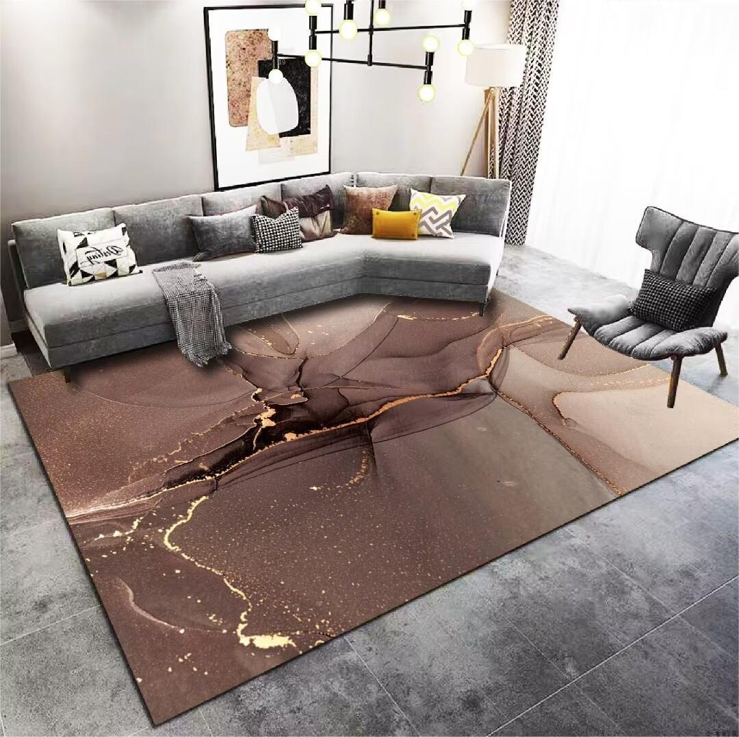 

Ковер для дома, спальни, противоскользящий, прочный, прикроватный коврик, гостиная, грязеотталкивающий, простой в уходе 80 * 120Cm